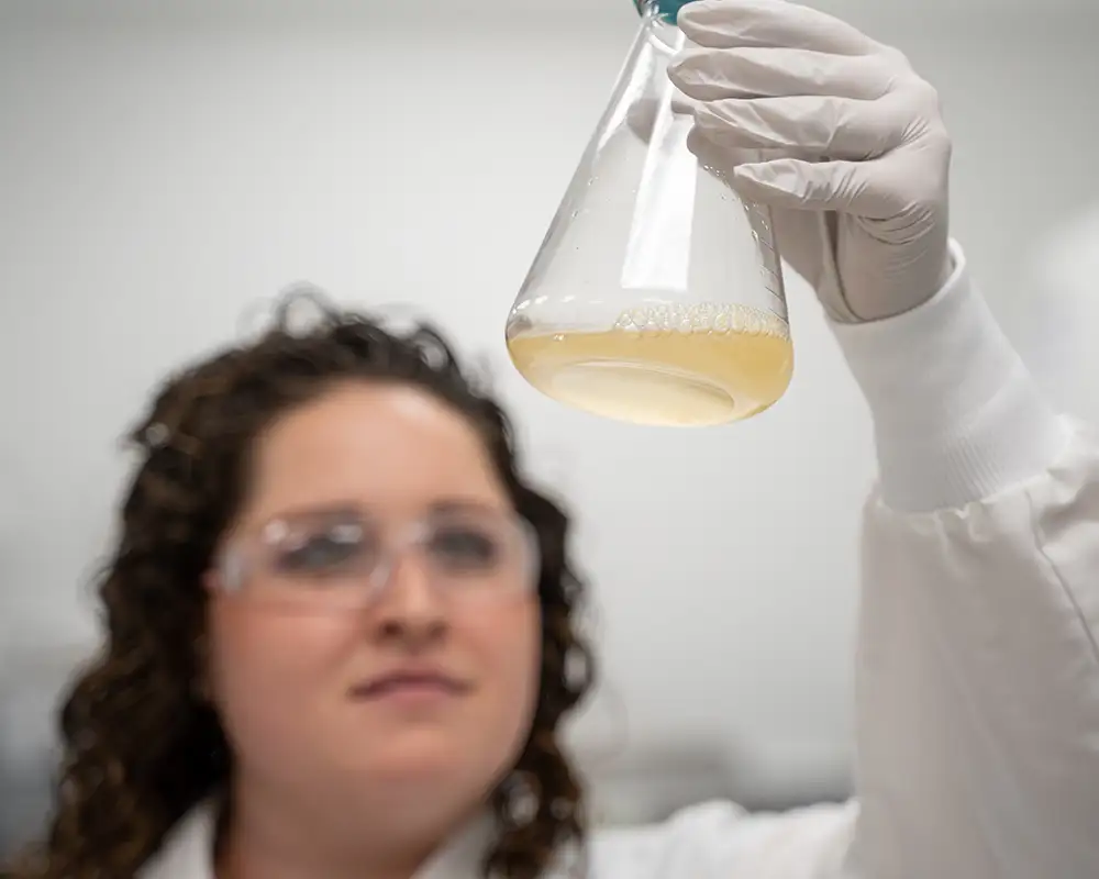 image of Theresa in the lab